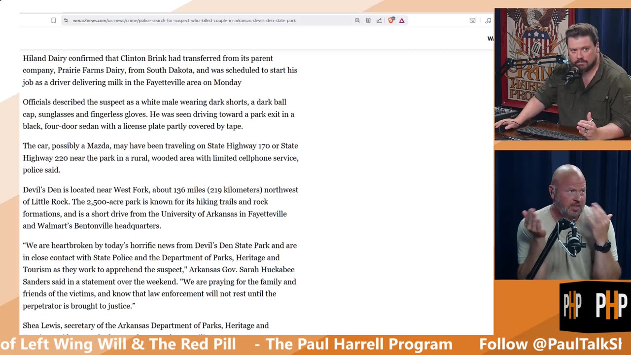 Double Homicide in Arkansas: Suspect is still on the run! Paul Harrell Program