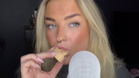 Ear eating ASMR wet mouth sound
