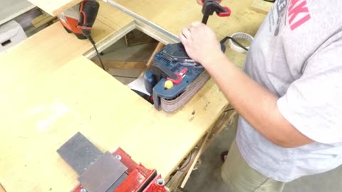 Who knew a belt sander could do this?