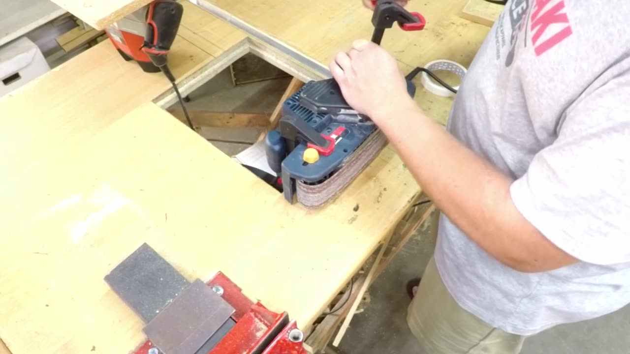Who knew a belt sander could do this?
