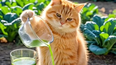 Master Cat, I finally got out of bed today!#cat #animals #funnycats