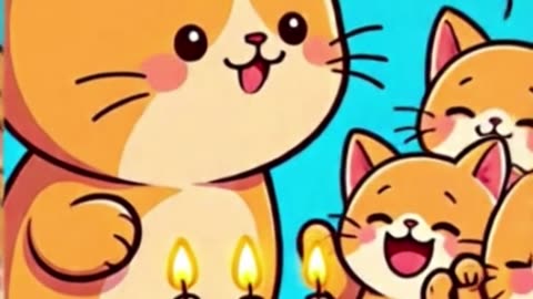 Happy Birth day cat
