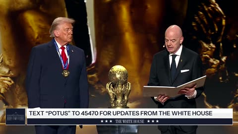 President Trump Attends the FIFA World Cup Drawing