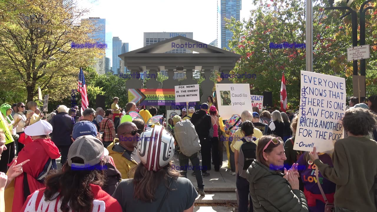No Tyrants, No Kings! Anti-facist Rally at Toronto US Consulate