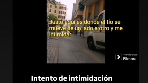 Intento de intimidación antes de empezar el directo