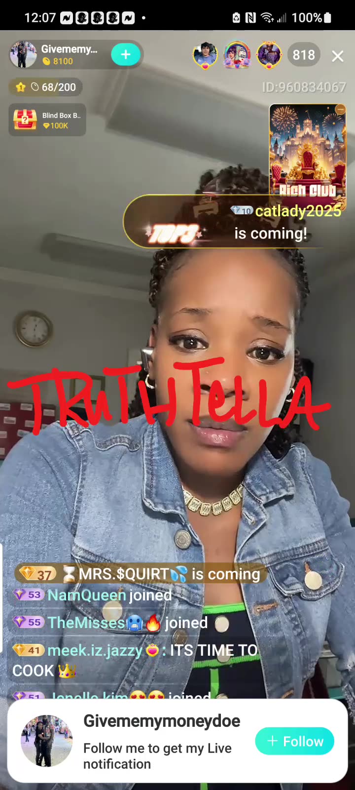 HOLLY GOING OFF 3RD SHIFT