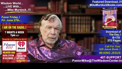 Re-Air: Wisdom World LIVE With Mike Murdock..!!!