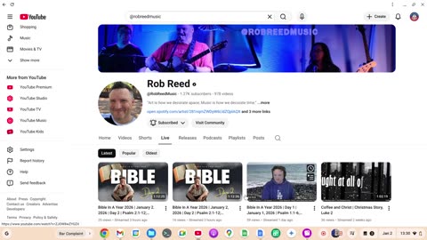 2-1-26 Reed Resumes Fake Remedial Bible Study/Posts about Trump Socks while Complaint Looms