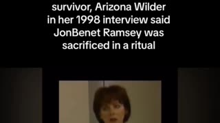 JonBenet Ramsey ritual sacrifice
