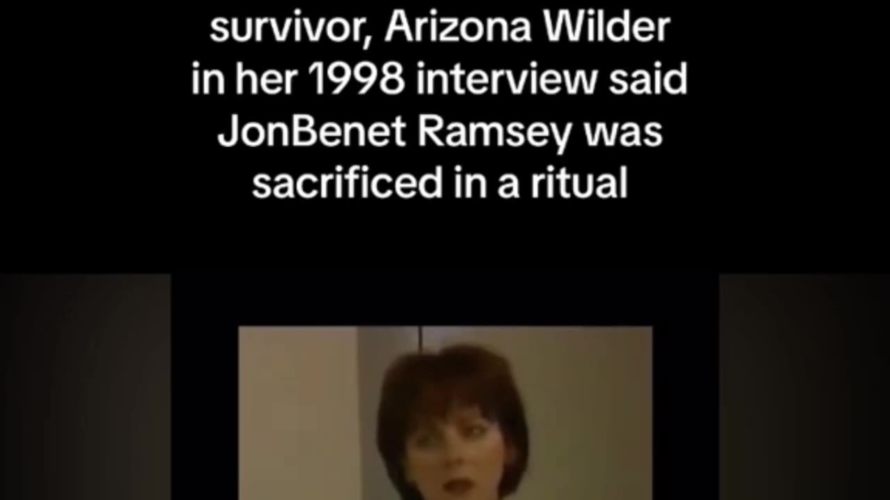 JonBenet Ramsey ritual sacrifice