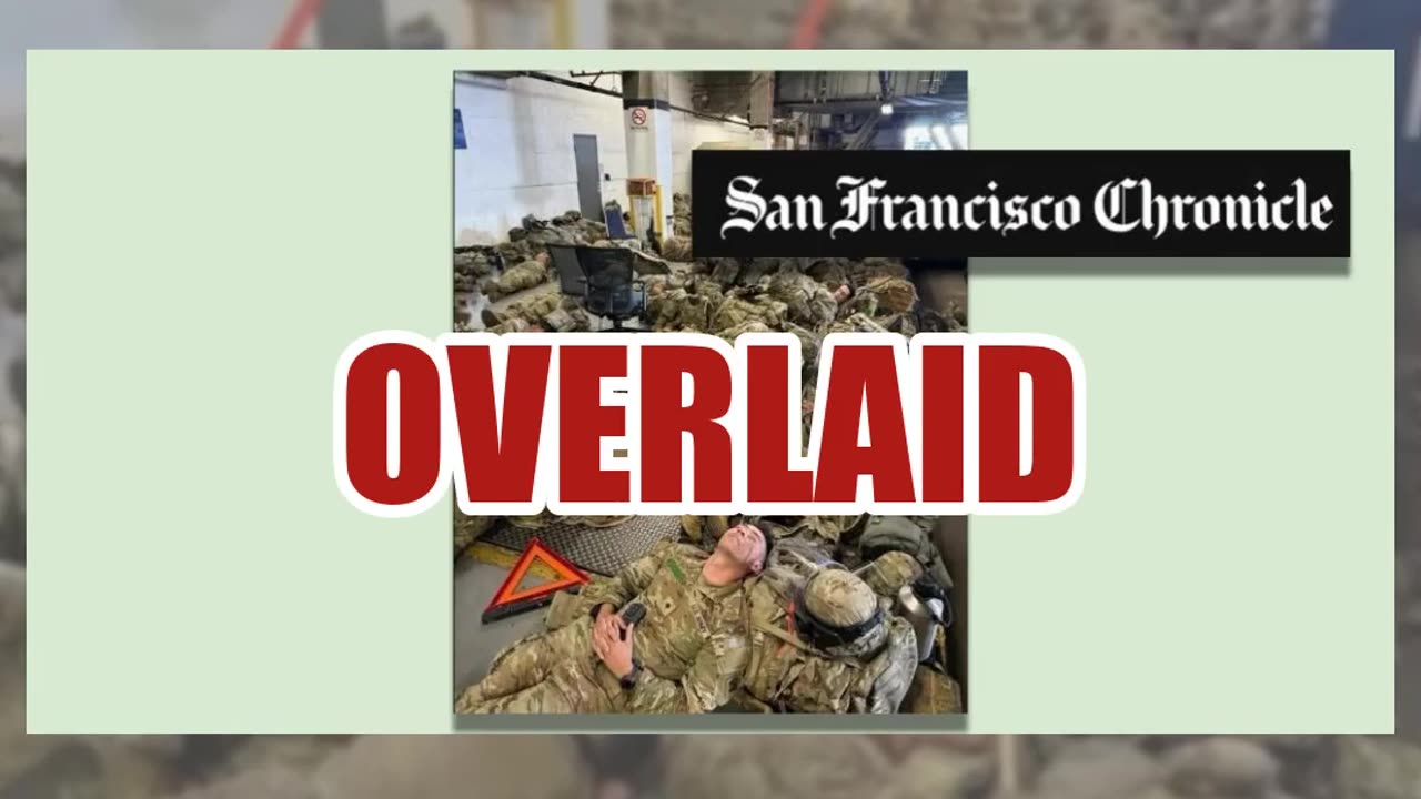 Fact Check: NO EVIDENCE Newsom Used AI Image Of National Guard Troops