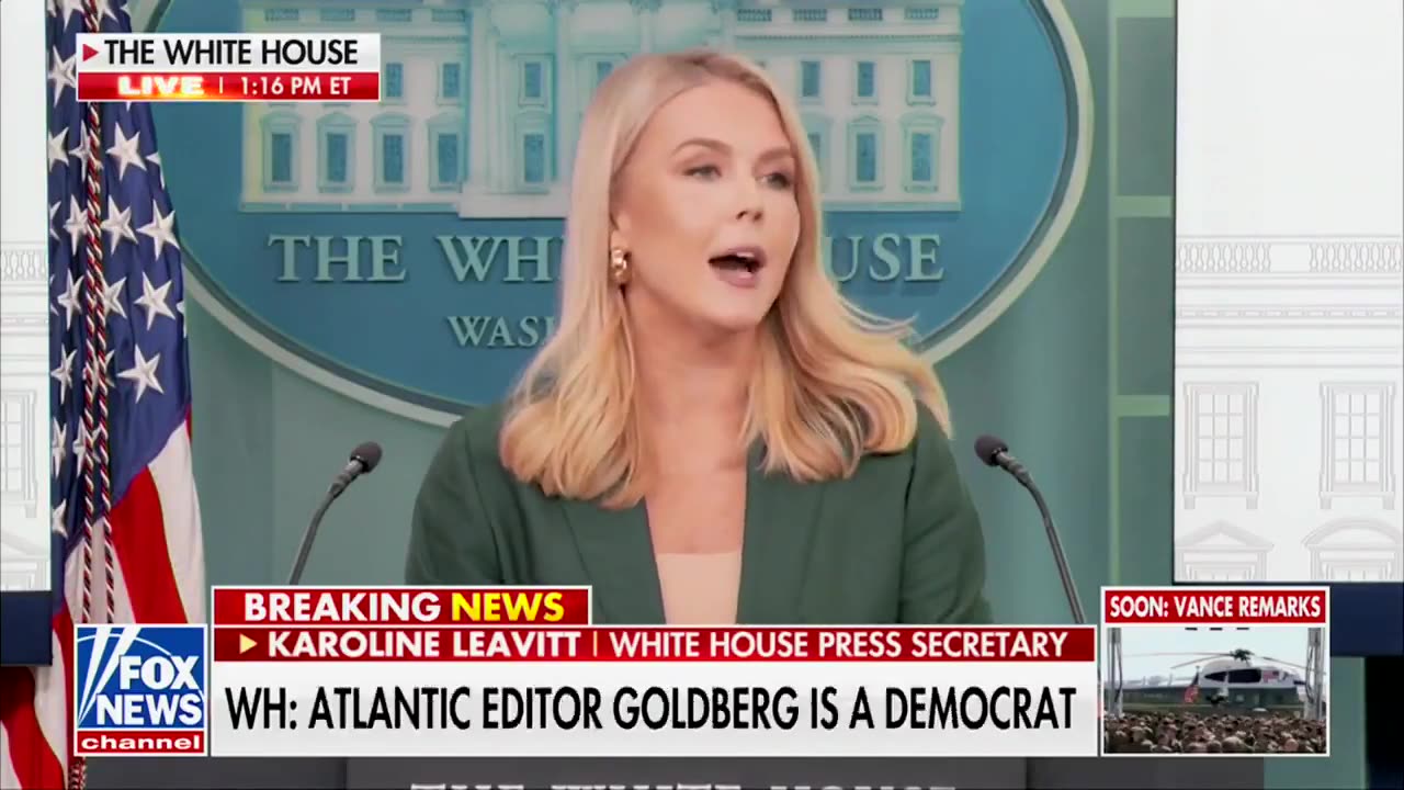 Press Sec sets the record straight on Jeffery Goldberg