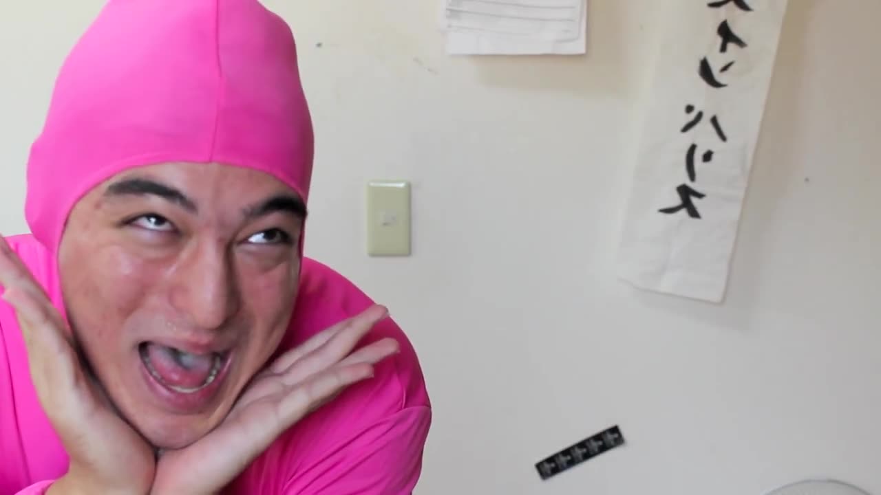 PINK GUY "WE CAN'T STOP" MILEY SYRUS COVER