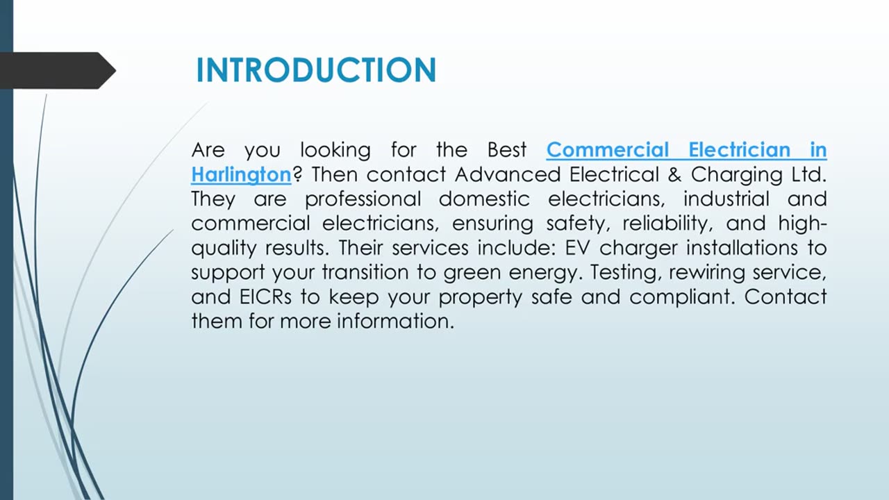 Best Commercial Electrician in Harlington