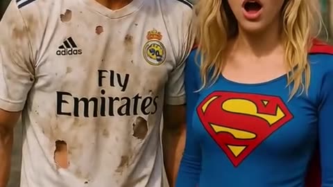Cristiano Ronaldo and Super Woman