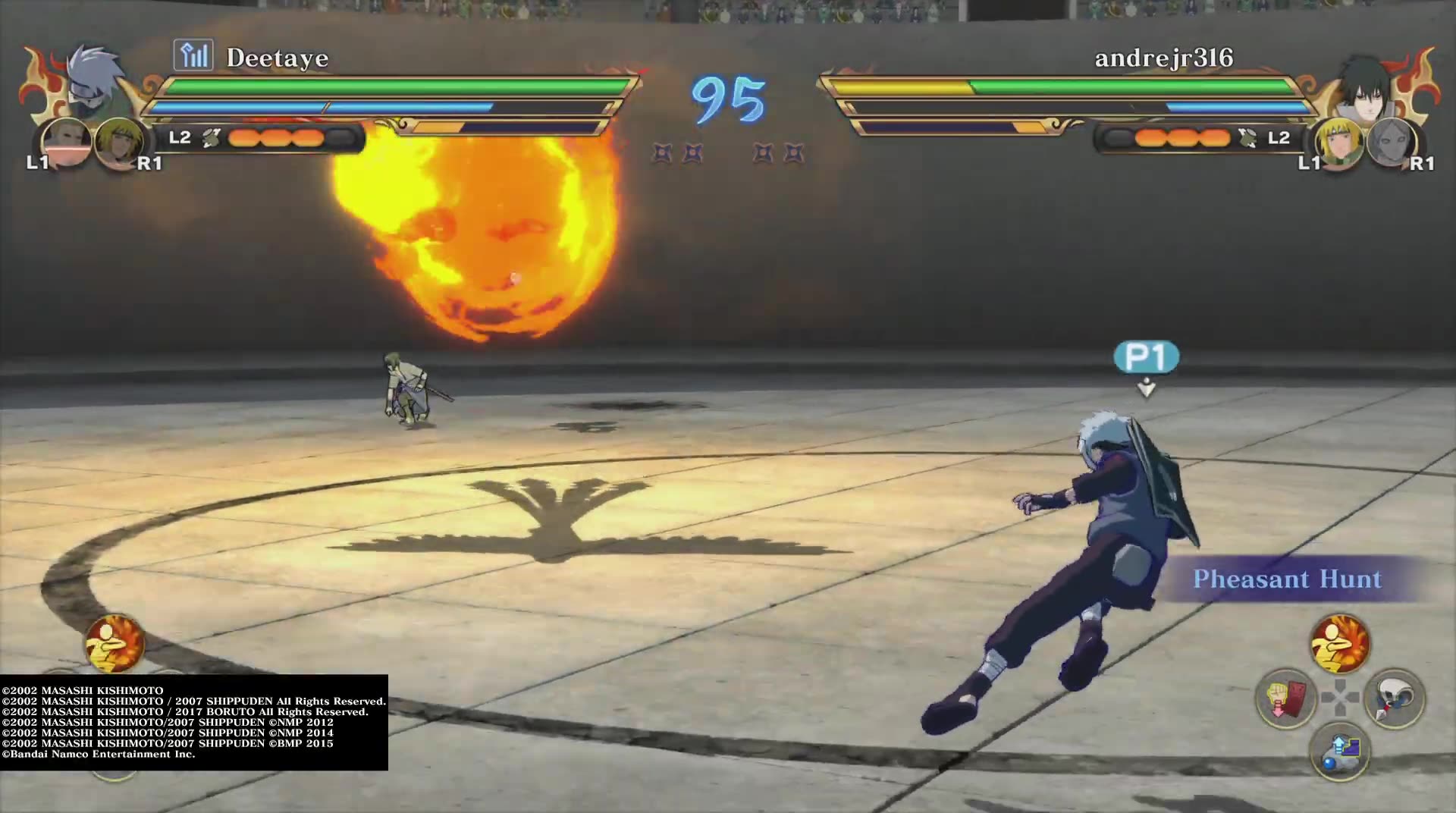 Andrejr316 Beats Laggy player on Ultimate Ninja STORM CONNECTIONS Ranked