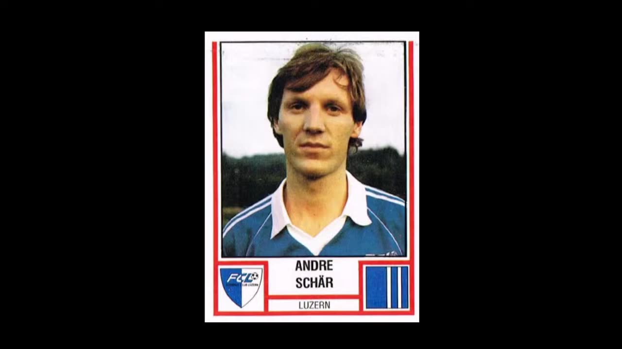 STICKERS PANINI SWISS CHAMPIONSHIP 1981 ALL TEAMS