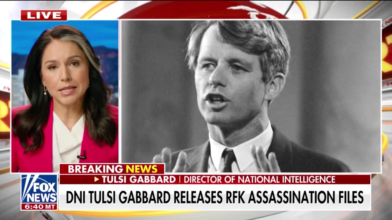 Tulsi Gabbard On The Release Of The RFK Assassination Files