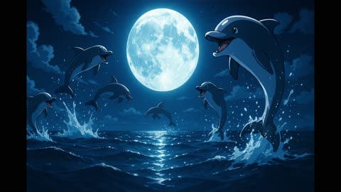 Midnight dolphins V2