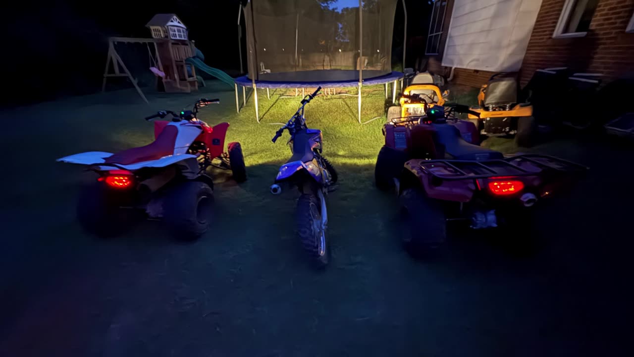 Short - Collection of fourwheelers/dirt bikes