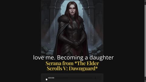 "Immortality Doesn't Mean Happiness" – Serana’s Darkest Reflection (Skyrim Monologue)