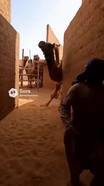 Camel Stamped Close Call