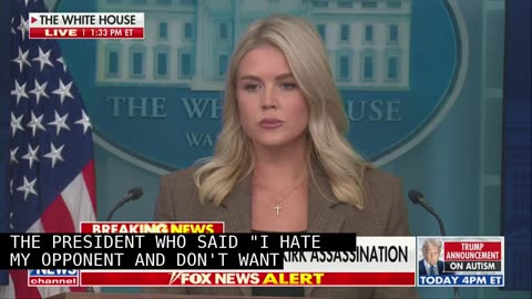 Reporter Grills Leavitt On Trump’s ‘Hate’ Comments Versus Erika Kirk’s Forgiveness