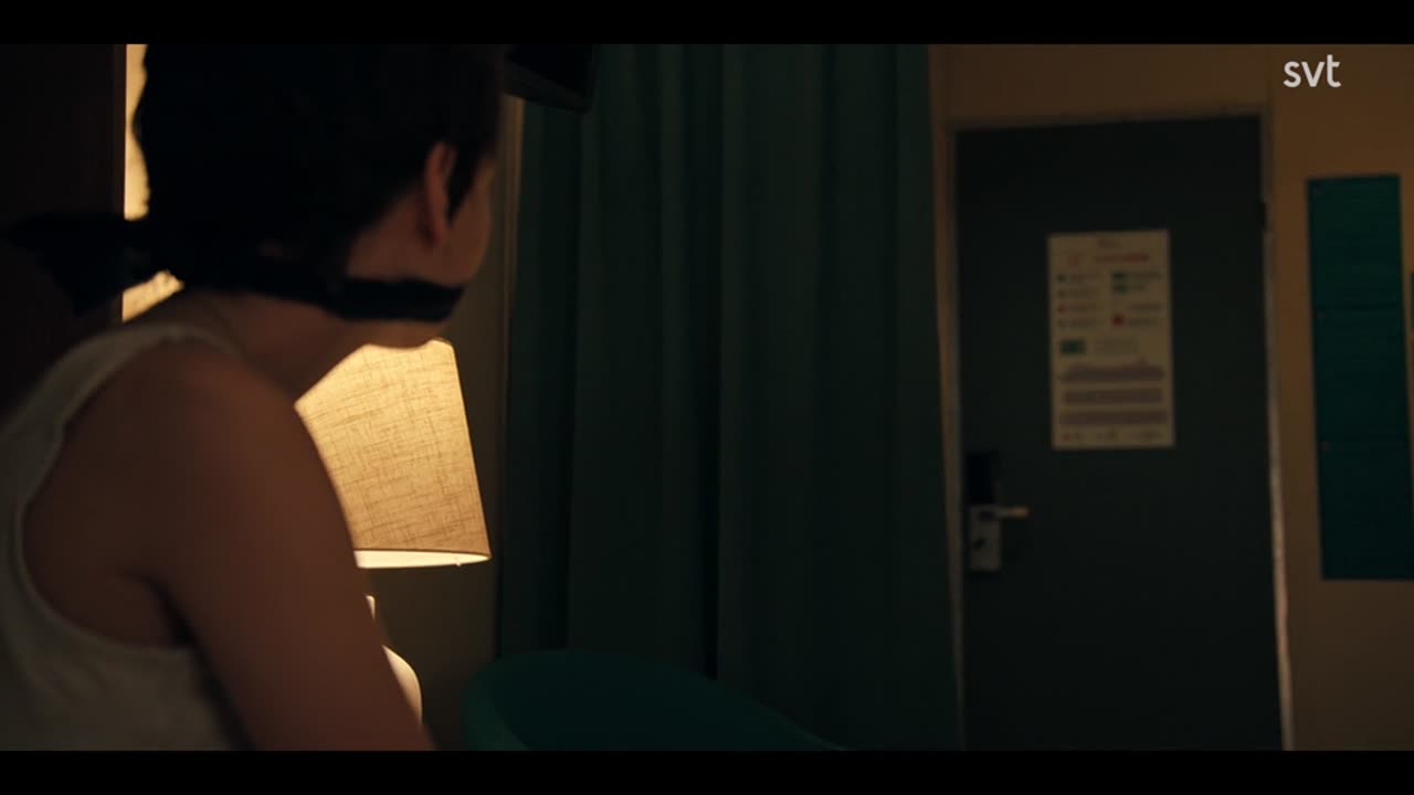 When you leave the cabin, leaving your son alone