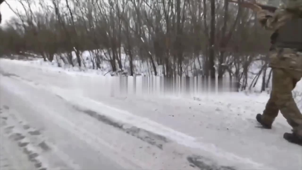 Russians Unload on Incoming Attack Drone, Missing Every Time