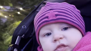 Good Morning 7AM — Baby Kayla by the Christmas Tree 🎄