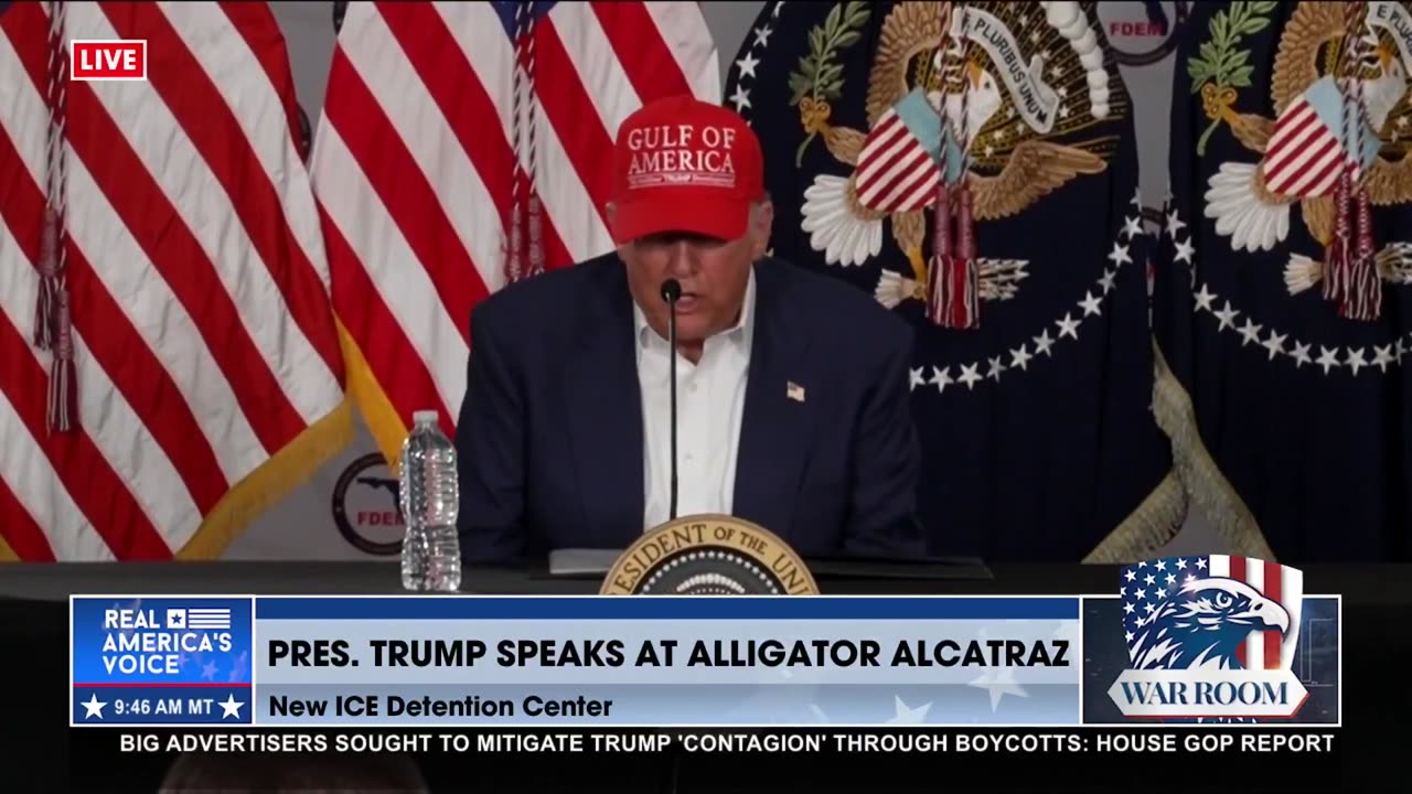 POTUS SPEAKS AT ALLIGATOR ALCATRAZ