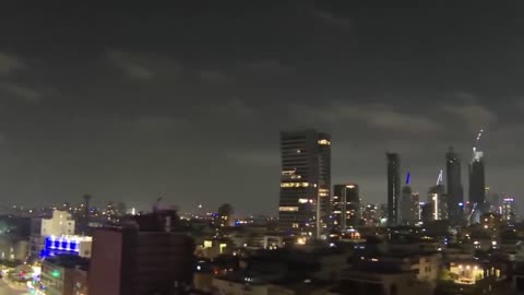 An interceptor malfunctioned over Tel Aviv and struck the ground