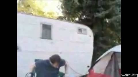 Weird Creature Confronts Campers on Video
