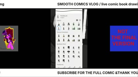 LIVE COMIC BOOK DRAWING