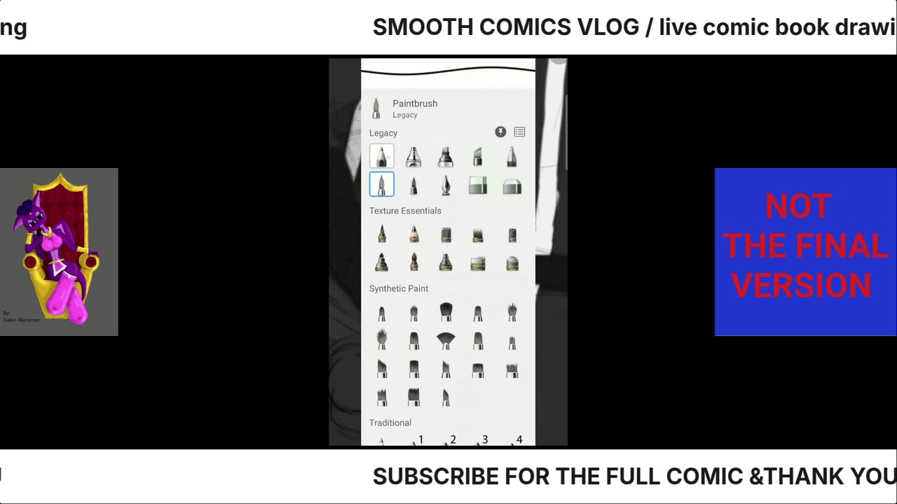 LIVE COMIC BOOK DRAWING
