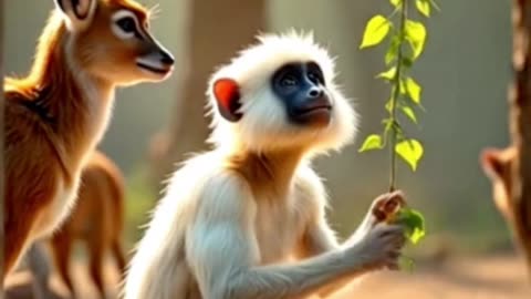 चालाक लंगूर और पेड़ों का राजा #story #trending #storytime #tranding #viralshort #viral