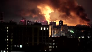 Explosion rocks Kyiv metro shelter during Russian overnight assault