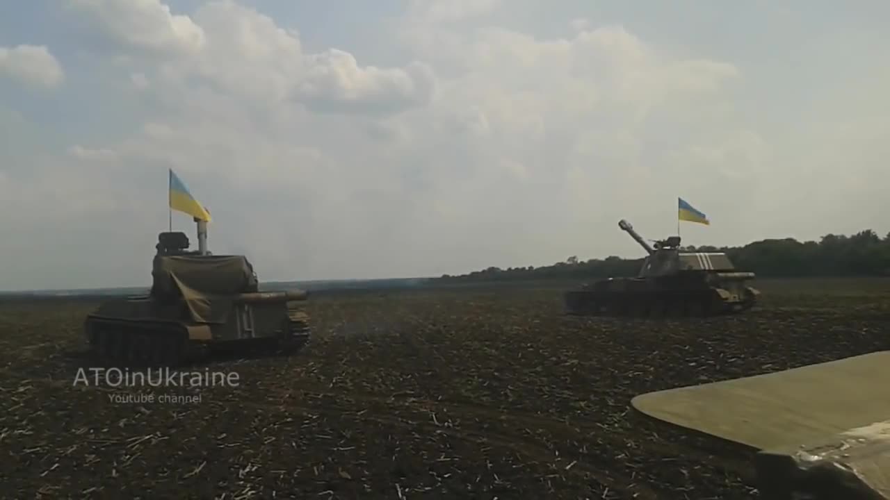 Работает гаубично-самоходный дивизион 93 ОМБр из САУ 2С3 «Акация» ВСУ