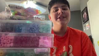 QUEFE 1000pcs 72 Colors Pony Beads Bracelet