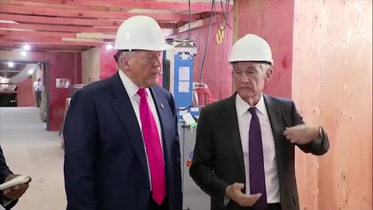 Awkward conversation between Trump & Powell over Fed Construction Budget and Interest Rates 🏦💸