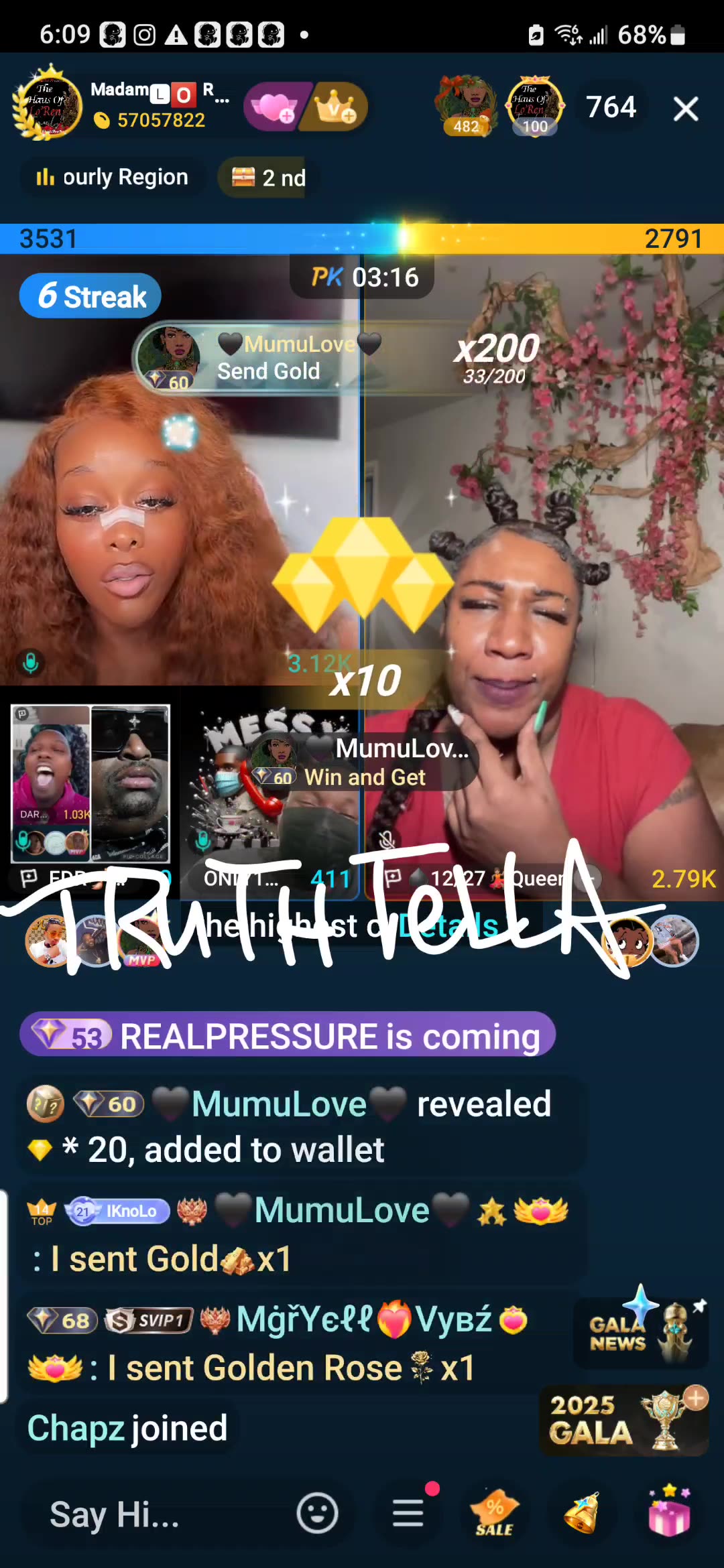 MADAM LO, QUEENIVY, MESSY CALLER & GUCCI TEAM PK PT. 2