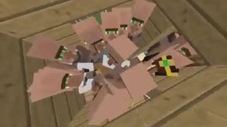 Clown house of villagers