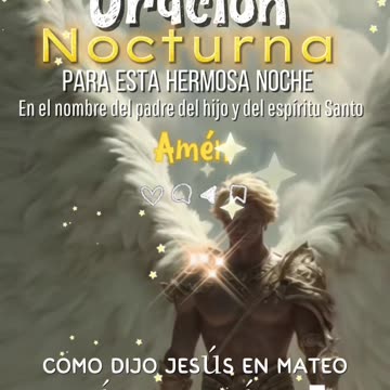 ORACION DE LA NOCHE😇