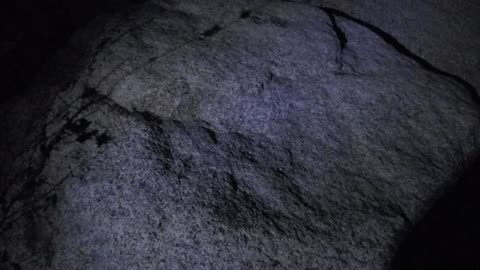 Shadow effect on large stone