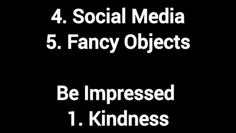 Be Influenced by Values, Not Vanity
