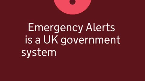There will be an Emergency Alerts test on Sunday 7 September UK