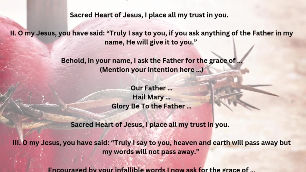 Novena to the Sacred Heart of Jesus