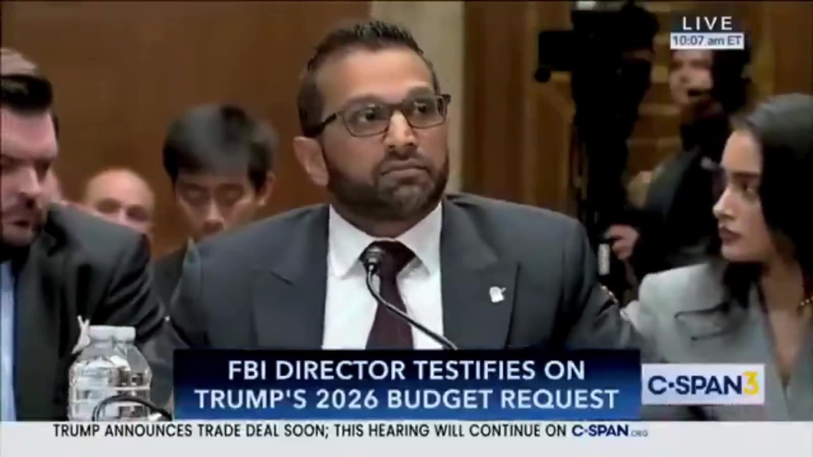 FBI Director Kash Patel says he believes Jeffrey Epstein killed himself.