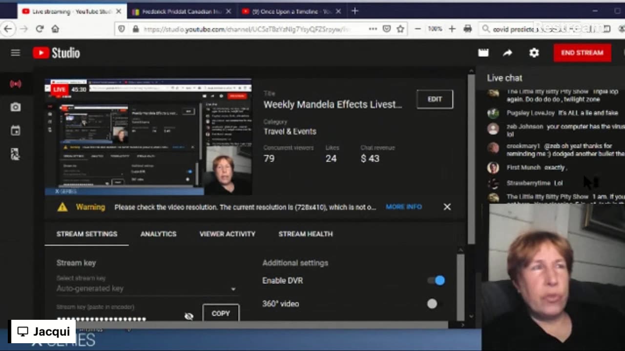 Live with Restream, September 07