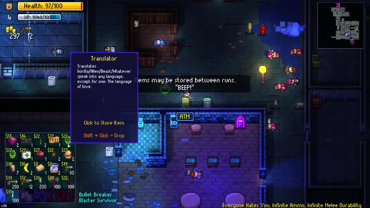 Streets Of Rouge Crepe Gangster Playthrough Part 1 (With Mutators)